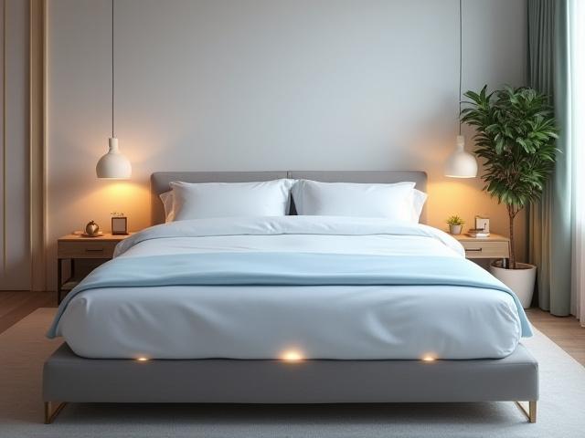 Eight Sleep Pod Cover on a mattress.